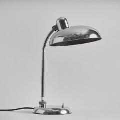  Lariolux 1940s Giovanni Michelucci Chrome Ministerial Table Lamp for Lariolux - 2633255