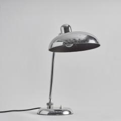  Lariolux 1940s Giovanni Michelucci Chrome Ministerial Table Lamp for Lariolux - 2633256