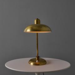  Lariolux 1940s Giovanni Michelucci Patinated Brass Ministerial Desk Lamp for Lariolux - 4544557