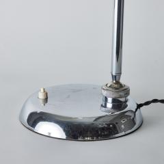  Lariolux Large 1940s Giovanni Michelucci Chrome Ministerial Table Lamp for Lariolux - 3099909