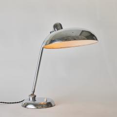  Lariolux Large 1940s Giovanni Michelucci Chrome Ministerial Table Lamp for Lariolux - 3099915