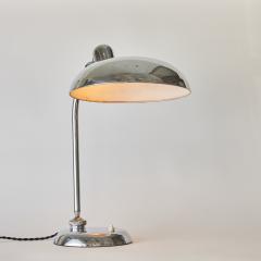  Lariolux Large 1940s Giovanni Michelucci Chrome Ministerial Table Lamp for Lariolux - 3099917