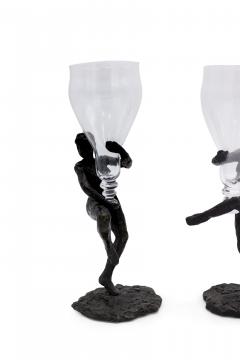  Laroche Pair Laroche Bronze Female Figures - 3207242