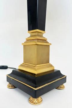  Laudarte Srl Laudarte SRL Italy Gilt Bronze Candelabra Marble Table Lamps Pair - 3661032