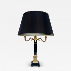  Laudarte Srl Laudarte SRL Italy Gilt Bronze Candelabra Marble Table Lamps Pair - 3664193