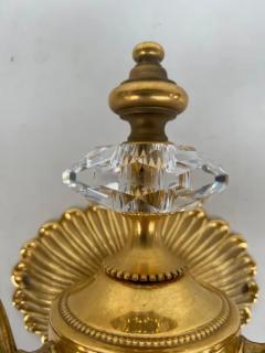  Laudarte Srl New Laudarte Srl Gilt Bronze Crystal Wall Sconces Pair - 4117214