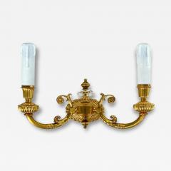  Laudarte Srl New Laudarte Srl Gilt Bronze Crystal Wall Sconces Pair - 4120131