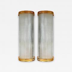  Laudarte Srl Overscale Laudarte Srl Murano Glass Sconce with Gold Plated Trim Pair Available - 3527581