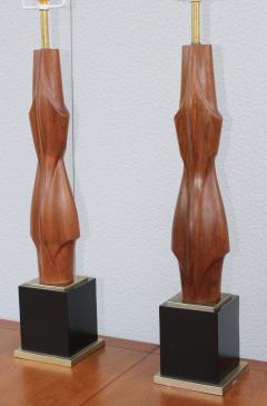  Laurel Lamp Company 1960s Sculptural Large Table Lamps By Laurel - 767665