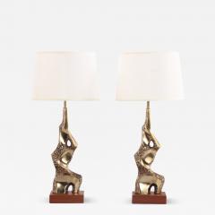  Laurel Lamp Company A Pair of Laurel Table Lamps by Richard Barr c 1970 - 4684304