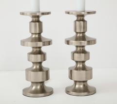  Laurel Lamp Company Brushed Steel Totem Lamps - 1136590