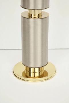  Laurel Lamp Company Laurel Brushed Steel Brass Lamps - 2024256