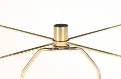  Laurel Lamp Company Laurel Brutalist Table Lamp w Geometric Metal Relief - 4462986