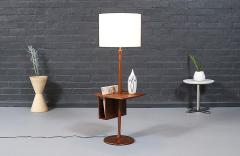  Laurel Lamp Company Laurel Floor Lamp w Removable Magazine Holder Tray Table - 4550695