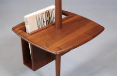  Laurel Lamp Company Laurel Floor Lamp w Removable Magazine Holder Tray Table - 4550711