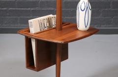 Laurel Lamp Company Laurel Floor Lamp w Removable Magazine Holder Tray Table - 4550720
