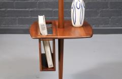  Laurel Lamp Company Laurel Floor Lamp w Removable Magazine Holder Tray Table - 4550721