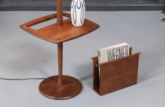  Laurel Lamp Company Laurel Floor Lamp w Removable Magazine Holder Tray Table - 4550722