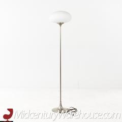  Laurel Lamp Company Laurel Lamp Company Mid Century Stainless Steel Tulip Floor Lamp Pair - 3695356