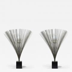  Laurel Lamp Company MID CENTURY BERTOIA STYLE METAL SCULPTURAL SPRAY LAMPS BY LAUREL - 3992699