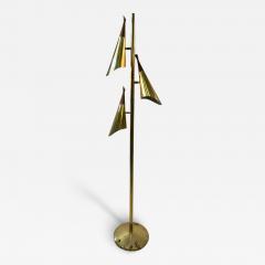  Laurel Lamp Company MID CENTURY BRASS TONE THREE CONE FLOOR LAMP - 2906133