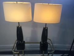  Laurel Lamp Company MODERNIST PAIR OF CHROME SCULPTURAL LAUREL LAMPS - 821840