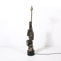  Laurel Lamp Company Mid Century Brutalist Table Lamp by Maurizio Tempestini for Laurel Lamp Co  - 4347321