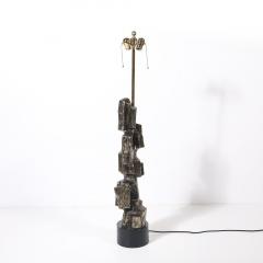  Laurel Lamp Company Mid Century Brutalist Table Lamp by Maurizio Tempestini for Laurel Lamp Co  - 4347323
