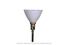  Laurel Lamp Company Mid Century Laurel Brass Floor Table Lamps Pair - 3033261