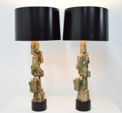  Laurel Lamp Company Pair of Brutalist Lamps by Laurel Lamp Co  - 1642603