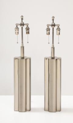  Laurel Lamp Company Pair of Modernist Polished Chrome lamps by Laurel Lamp Company - 3720875