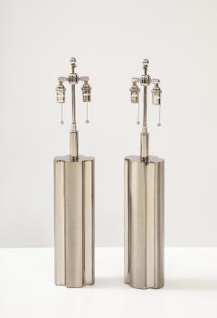  Laurel Lamp Company Pair of Modernist Polished Chrome lamps by Laurel Lamp Company - 3720877