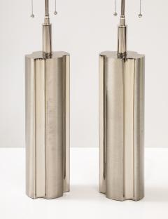  Laurel Lamp Company Pair of Modernist Polished Chrome lamps by Laurel Lamp Company - 3720879