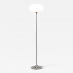  Laurel Light Co Mid Century Modern Mushroom Chrome Stem Floor Lamp by Laurel - 2971964