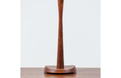  Laurel Light Co Mid Century Modern Walnut Brass Accent Table Lamp by Laurel - 3382818