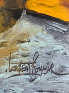  Laurent Proneur Laurent Proneur Abstract Oil Painting on Canvas French American Artist - 3609304