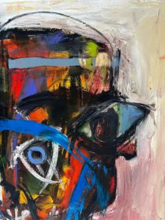  Laurent Proneur Laurent Proneur Abstract Oil Painting on Canvas French American Artist - 3609349