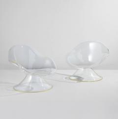  Laverne International Pair Daffodil Lounge Chairs by Erwin Estelle Laverne - 3569773