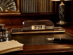  Lawson Time Inc Lawson Model P40 New Yorker Art Deco Electric Flip Clock - 4703374