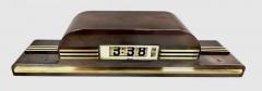  Lawson Time Inc Lawson Model P40 New Yorker Art Deco Electric Flip Clock - 4703478