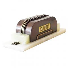  Lawson Time Inc Original Streamline Art Deco Lawson Clock - 4030736