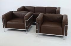  Le Corbusier Iconic Mid Century Modern Seating Set Designed by Le Corbusier for Cassina - 2217504