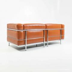  Le Corbusier Jeanneret Perriand LC3 Grand Modele Sofa by Le Corbusier Cassina in Original Tobacco Leather - 3261575
