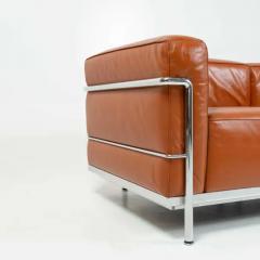  Le Corbusier Jeanneret Perriand LC3 Grand Modele Sofa by Le Corbusier Cassina in Original Tobacco Leather - 3261589