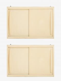  Le Corbusier Jeanneret Perriand Pair of Modern White Le Corbusier Perriand Style Wall Cabinets France 1950 - 2879756