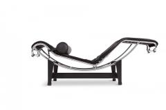  Le Corbusier Le Corbusier Lounge Chair LC4 Pony Hide Black For Cassina 1980s - 843484