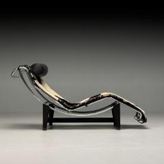  Le Corbusier Le Corbusier Style Mid Century Modern Chaise Lounge Cowhide Metal 20th C  - 3961958