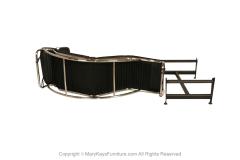  Le Corbusier Mid Century Le Corbusier LC4 Style Leather Chaise Lounge Daybed - 2987390