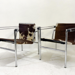  Le Corbusier Mid Century Modern Pair of LC1 Armchairs by Le Corbusier - 3768957