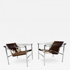  Le Corbusier Mid Century Modern Pair of LC1 Armchairs by Le Corbusier - 3771123